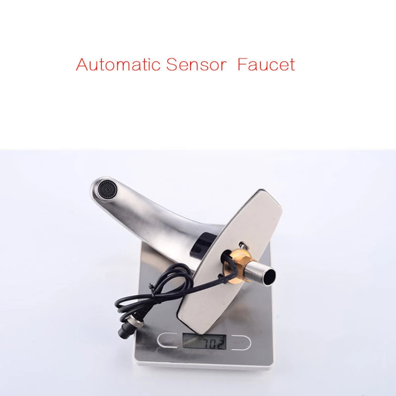 Modern Small Infrared Motion Sensor Faucet Hindware Sensor Tap Touchless Faucet Hands Free Kitchen Faucet Automatic Kitchen Faucet Sloan Automatic Faucet