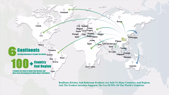 高級 304 ステンレス鋼引き出しキッチンミキサータップマットブラック止水ボタン付き